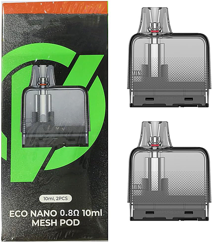 Vaporesso Eco Nano Plus Replacement Pods | 2 Pack | 10ml | 0.8ohm Mesh product image